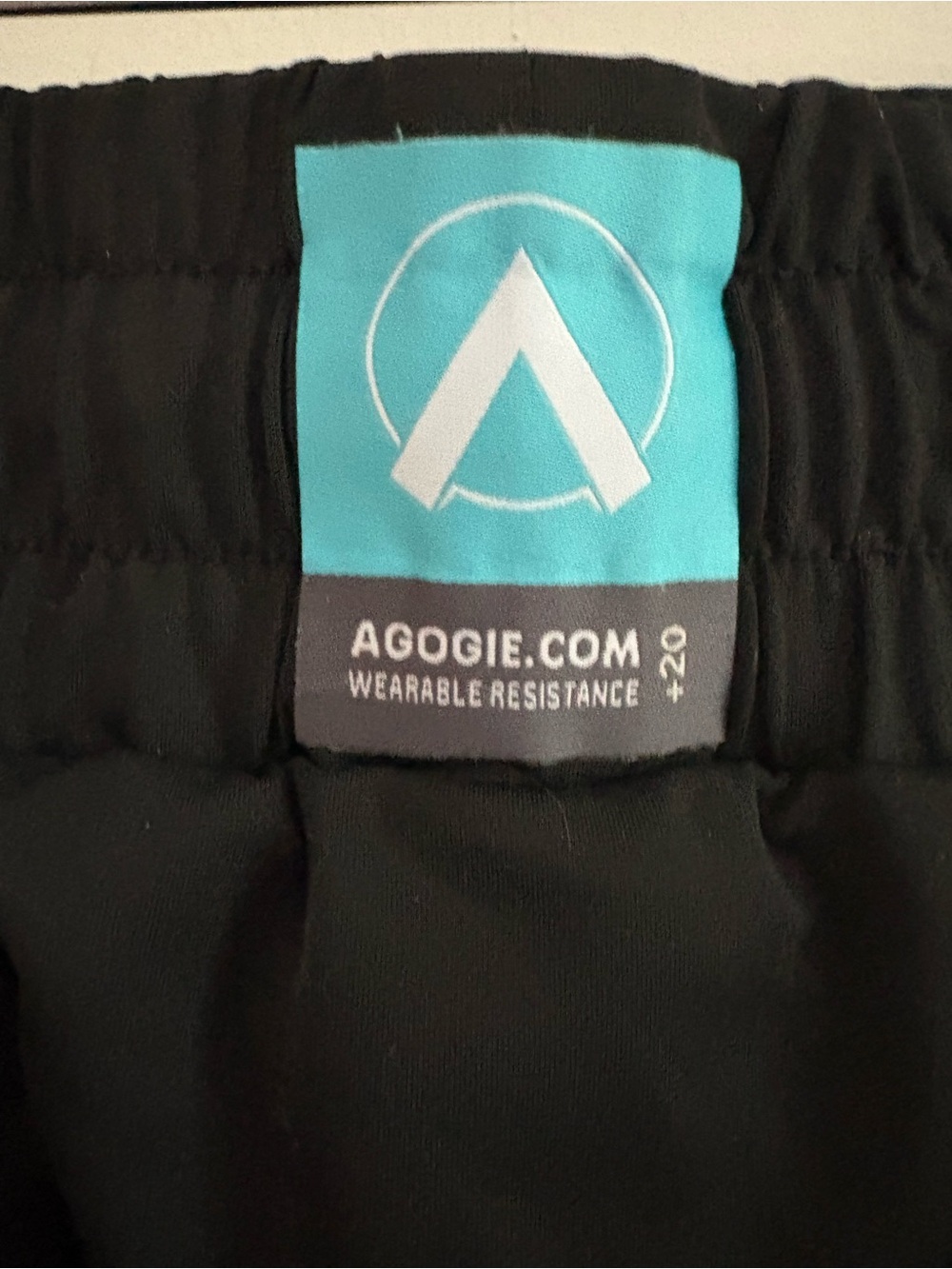 Agogie Wearable Resistance Black Athletic  Leggings +20. Petite XL
